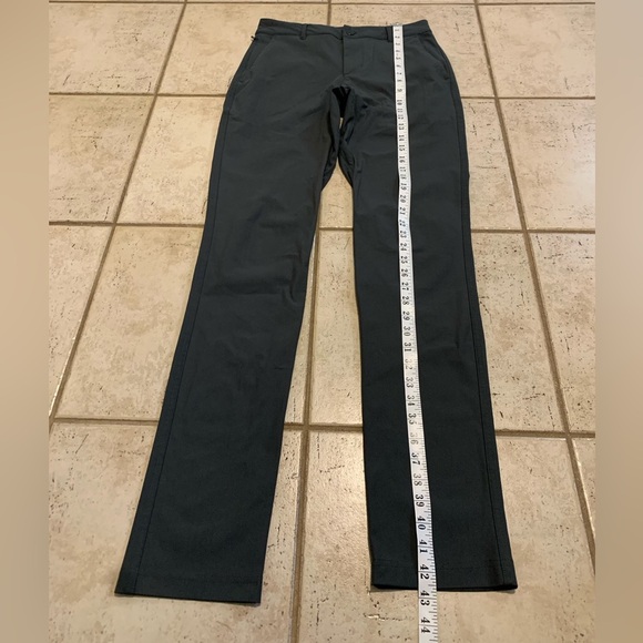 Modern Ambition Men's Slim Fit Performance Pants 30x34 Black/Charcoal - Picture 5 of 5